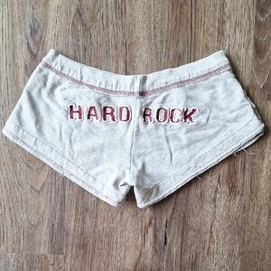 Vintage Hard Rock Cafe Grey Booty Short Size Small